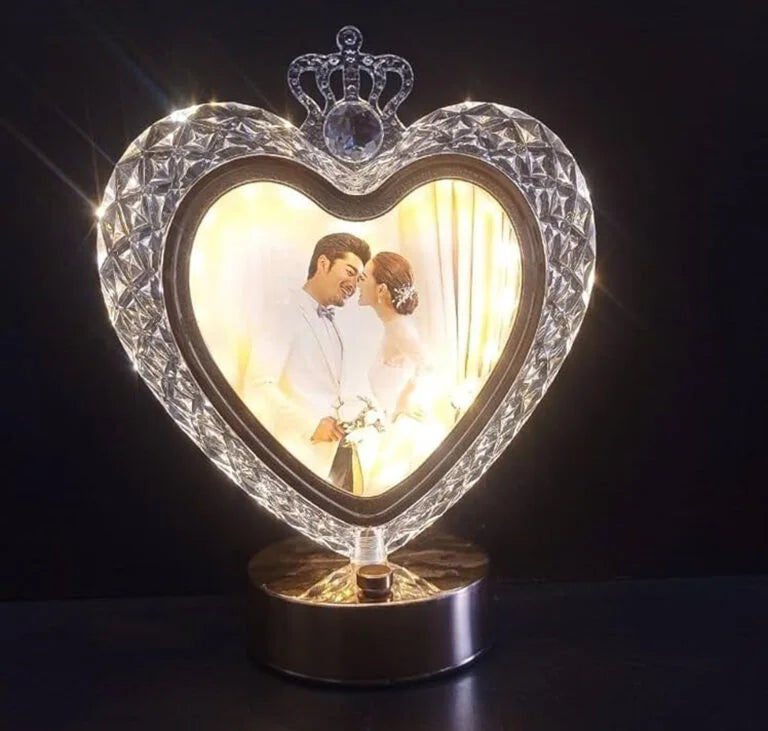 Led Light with Photo Frame Heart Shape