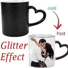 Heart Handal Glitter Magic Mug